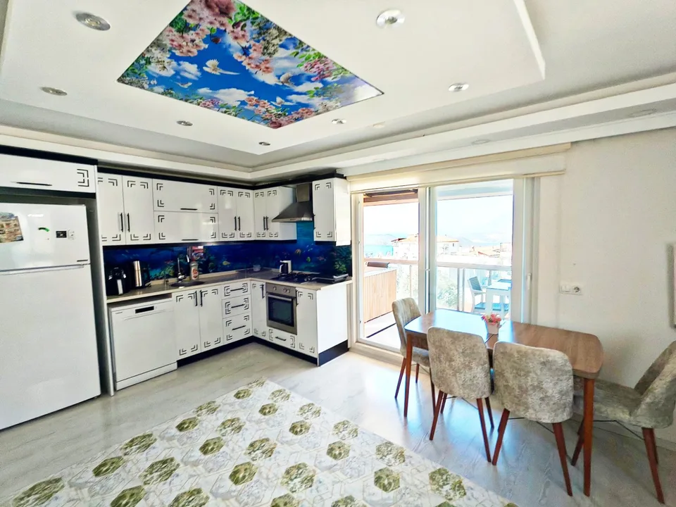 Kas Churchill 2+1 apartments with sea view and jacuzzi — photo 8