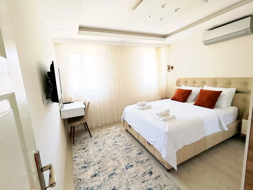 Kas Churchill 2+1 apartments with sea view and jacuzzi — photo 5